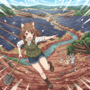 メガソーラーは環境破壊してる！←わかる