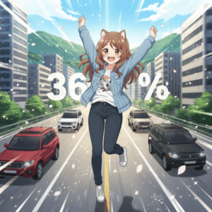 日本国内におけるSUVの割合、驚きの「36%」ｗｗｗｗｗ