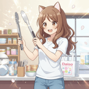 ダイソーの300円のトングが凄すぎて感動してる