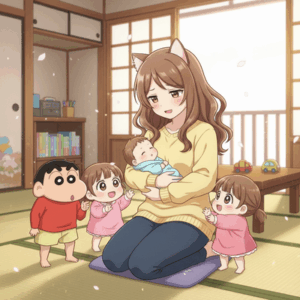 【悲報】野原しんのすけと野原ひまわりに弟ができる