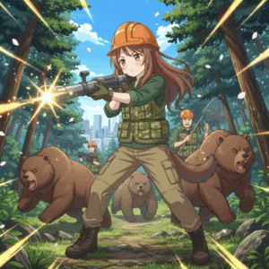 盛岡市長さん「クマ対策として市職員に吹き矢を携帯させ熊捕獲隊を配備します。」