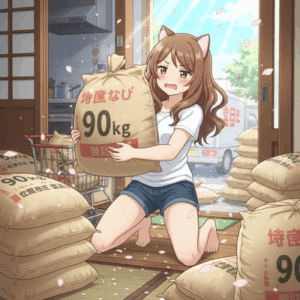 【悲報】ワイ氏の嫁、米90キロ買ってしまうｗｗｗ