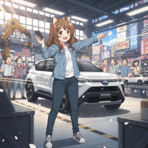 なんかトヨタの車を🇺🇸で作って🇯🇵が買うらしいやん