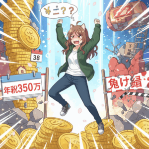 38歳年収350万貯金500万は負け組ですか？