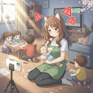 一夫多妻制YouTuberの渡部氏「児相に通報するのいい加減やめてください」ミルクの飲ませ方で炎上…子育て動画に厳しい視線