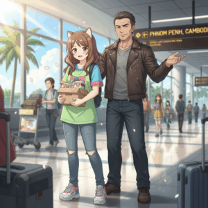 【朗報】トー横キッズ、タバコ1カートン買ってくれた信頼できる人に連れられカンボジアに渡航