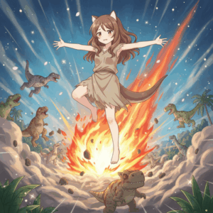 隕石に当たった恐竜「グエー氏んだンゴ」←わかる