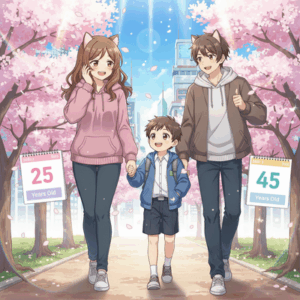 ２５歳で子供作ったら４５歳で成人するという事実