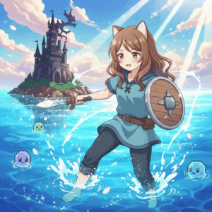 ドラクエIの勇者って何で泳いで竜王の城行かないの？