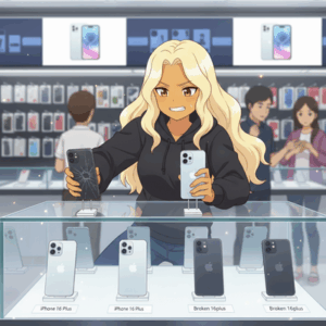 55歳無職「仕事とプライベートでiPhine16を2台持ちしたい」自分の壊れた16plusと商品をすり替える