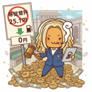 ガソリン税の暫定税率廃止法が参院で可決、成立…１リットルあたり２５・１円が年末で廃止