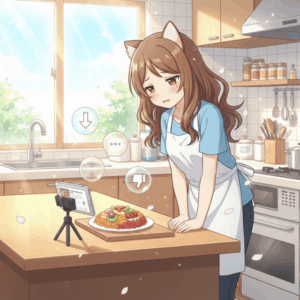 【悲報】ワイ、料理動画でYouTube初投稿するも、ほとんど再生されない…