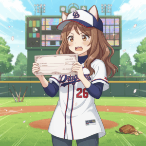 中日ブライト健太（26）、大幅年俸増にたまげる。「ほぼ代打でしか出てないのにこんなに…」