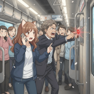 【X】「てめぇだよ！」優先席で通話の女性客に大声で怒鳴る　JR山手線で男性客が非常停止ボタン、「すごい迷惑…」