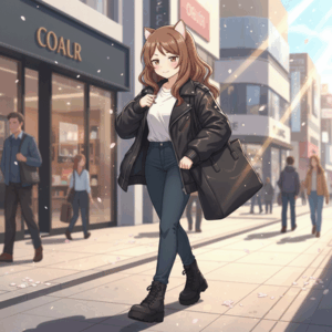 【画像】女界隈でめちゃくちゃ流行ってる「デカ革ジャン」オシャレだと話題に😲