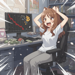 住宅買うための頭金確保のためにビットコイン売ったら暴落して草