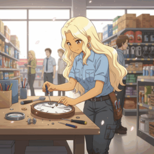 ホームセンターで時計の修理してるけど質問ある？