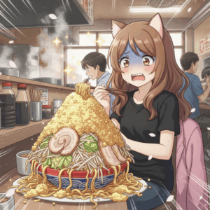 【画像あり】二郎インスパイア系、致氏量一歩手前の量のニンニクをぶっこんでしまう