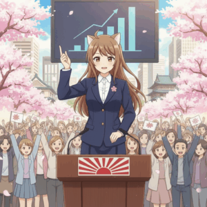 高市内閣支持率７２％（＋１）　高市内閣の中国に対する姿勢「評価する」５６％「評価しない」２９％