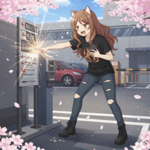 【速報】超越美少女さん コインパーキングの悪質な表示にブチギレ批判