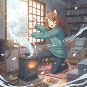 ストーブ使うなら30分に1回は換気しろ←これ