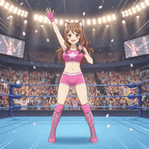 【芸能】フワちゃん　プロレスで活動復帰宣言！　リングに登場し会場は騒然…　やす子への“不適切投稿”騒動から1年