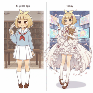 【悲報】少女漫画家さん、41年で絵柄が変わりすぎてしまう