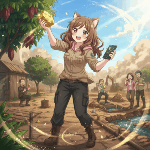 日給1500円で日本や欧米に搾取されていたガーナのカカオ農家…違法な金採掘で日給14万円に？！