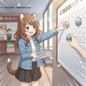 東横インの「47都道府県バッジ」が人気　富士山は静岡か山梨か、小さな争奪戦