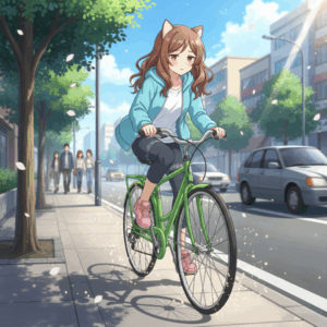 自転車は歩道走ってクレメンス