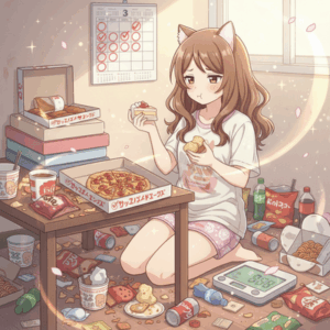 【悲報】過食癖持ちワイの本日の摂取カロリー、4000Kcal超え