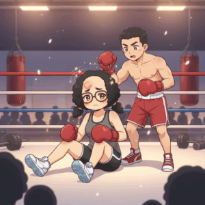 184㎝63.2㎏細マッチワイ、ジムでミニマム級ボクサーにボコられる…