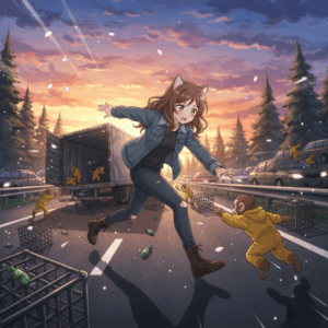 【国際】 高速道路でトラック横転、ウイルス感染の恐れある実験用サルが脱走　／米ミシシッピ州