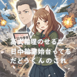 高市総理のせいで日中戦争始まってらどうすんのこれ